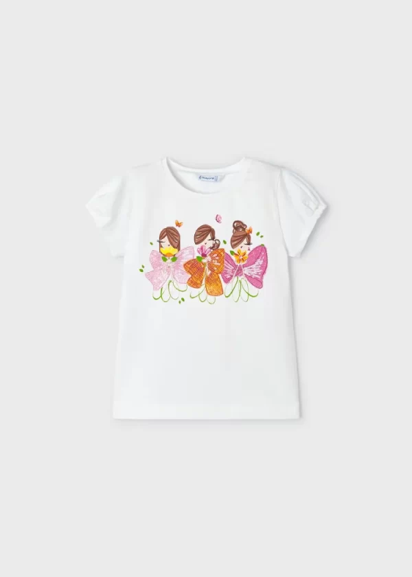 T-shirt Better Cotton menina - Image 4