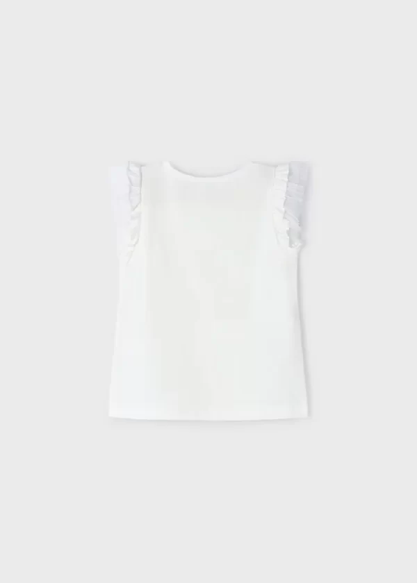 T-sshirt flores tule menina - Image 3